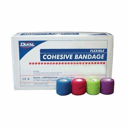 DUKAL Non-Sterile- Cohesive- Dark Blue- 1.5 in. 8155DB